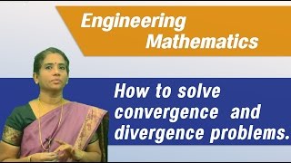 How to solve convergence and Divergence problems easily  Best Engineering Mathematics Tips amp Tricks [upl. by Atalanta]