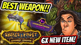 Shakes amp Fidget Fusion 2  554 LEVEL WAR VS NEW LEGENDARY DUNGEON [upl. by Noyerb]