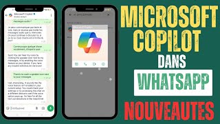 Microsoft copilote dans WhatsApp Astuces WhatsApp gratuites [upl. by Enidanreb160]