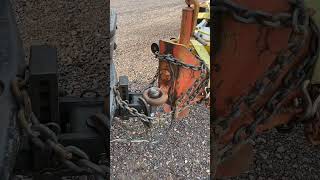 🔧How to tow a pintle hook trailer wo the right hitch Shorts [upl. by Cr]