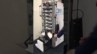 Collator  Sorting machine for A5 size by Pressio [upl. by Yvonner]