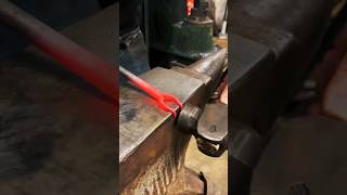 Blacksmith forging fire tools blacksmith makingvideos shortswithcamilla [upl. by Winer59]