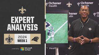 Expert Analysis Saints vs Panthers  2024 NFL Week 1 [upl. by Sam]