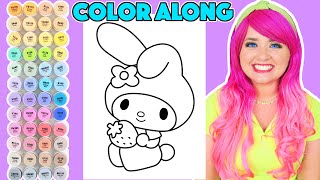 Color My Melody Along With Me  COLOR ALONG WITH KIMMI [upl. by Hyrup]