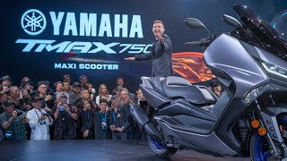 Yamaha ANNOUNCED New 2025 Yamaha TMAX 750 🥳Maxi Scooter Review  Modern Bike Vibe [upl. by Yssirc]