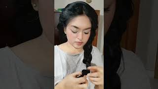 heatless waves in 10 minutes hair hairstyle heatlesswaves viralvideo [upl. by Ogden489]