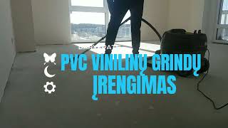 Kaip dėti PVC vinilines grindų dangas [upl. by Seuguh290]