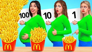 100 Layers of Food Challenge  Funny Moments by TeenDO Challenge [upl. by Sapers]