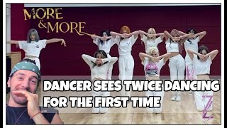 TWICE MORE amp MORE DANCE PRACTICEDANCER REACTION [upl. by Lissner]