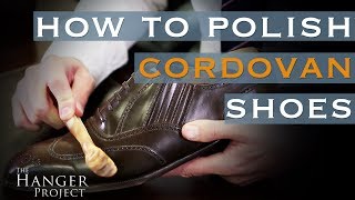 Shell Cordovan Shoe Shine Guide  How to Polish Cordovan Shoes [upl. by Urina]