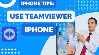 How to Use TeamViewer on iPhone in 2024 [upl. by Yatnwahs]