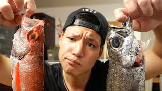 高級魚のアカムツとクロムツ！美味いのはどっちか3日寝かせて食べてみた結果がこちら。 [upl. by Amalia52]