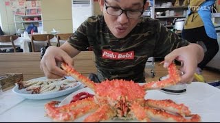 Ini BetulBetul King Crab Fresh Dari Korea 😱😱😱 [upl. by Latin]