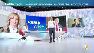 Colazione con Sangiuliano e Boccia Vittorio Feltri a David Parenzo quotVolevi che me la [upl. by Wylde]