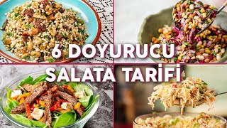 Tek Başına Bile Uzun Süre Tok Tutan 6 Doyurucu Salata Tarifi  Yemek Tarifleri [upl. by Py]