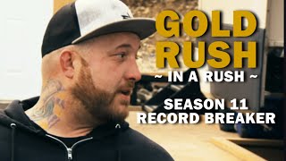 Gold Rush In a Rush  Season 11 Episode 10  Record Breaker [upl. by Lienet322]