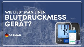 Wie liest man einen Blutdruckmessgerät  FAQ 15 [upl. by Eciralc]