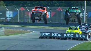 FINAL 3 LAPS  2019 MidOhio Stadium SUPER Trucks Race 1 [upl. by Ettenyl]