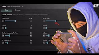 Star Captain Pubg Mobile amp BGMI Sensitivity Code 34 Update  I Copied Star Captain God Level Sensi [upl. by Jandel]