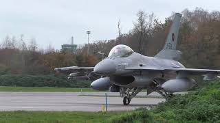 F16 Afterburner Take Off Volkel [upl. by Aliuqat]