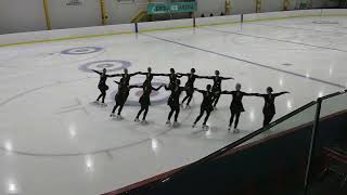 A05  Advanced Adult Synchronized  2022 NSW Figure Skating Championships [upl. by Ernestine]