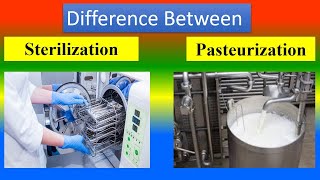 Difference Between Sterilization and Pasteurization [upl. by Airdnazxela]