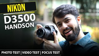 Nikon D3500 Handson  Photo amp Video Test Hindi [upl. by Erich]