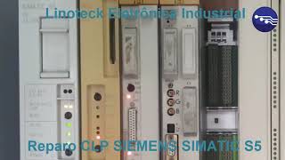 Linoteck  Conserto CLP SIEMENS SIMATIC S5 6ES5 [upl. by Llezo]