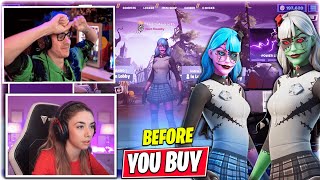 Streamers Play With Grisabelle Skin In Fortnite  Grisabelle Skin Gameplay Fortnite [upl. by Kath]