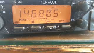 Kenwood TM261A 2M Transceiver Used Works Great [upl. by Crispen]