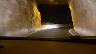 Amalfi coast road AT NIGHT Italy tourism Grand Tour  terrifying [upl. by Amethist]