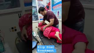 Slip Disc Treatment by Chiropractic Adjustmentindoretrendingchiropracticbackpainslipdiscchiro [upl. by Nitza]