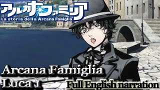 Arcana Famiglia  Luca part 1 English narration graphic audiobookPS Vita [upl. by Hiroko]