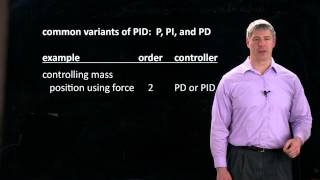 P PI and PD variants of PID control Kevin Lynch [upl. by Viole761]