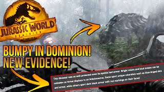 NEW EVIDENCE Bumpy IS in JURASSIC WORLD DOMINION HERE IT IS [upl. by Beard]