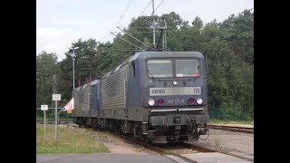 Führerstandsmitfahrt auf Br 143 von Rheine nach Holthausen [upl. by Zacek450]