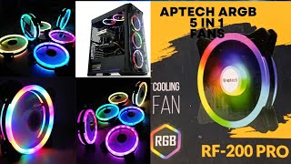 ApTech ARGB Case Fans  Best ARGB Pc case Fans sazzademu aptech [upl. by Kcirde622]