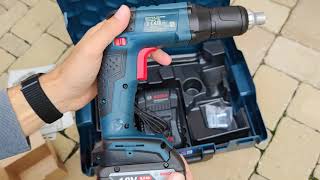 Unpacking  unboxing cordless drywall screwdriver Bosch GSR 18VEC TE  MA 55 06019C8006 [upl. by Gasper]