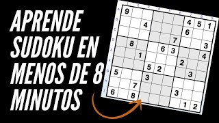 Cómo resolver un SUDOKU en menos de 8 minutos 😱 NIVEL FÁCIL  TUTORIAL  ¡LA POSICIÓN ÚNICA  1 [upl. by Tsepmet503]