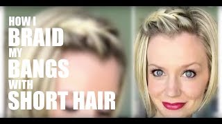 Easy Hair Bun Updo with BraidsDonut Cute Everyday HairstylePenteados [upl. by Yrbua]