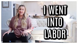 MY DUE DATE VLOG  I WENT INTO LABOR  Tara Henderson [upl. by Asssilem935]