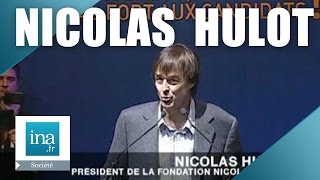 Le pacte écologique de Nicolas Hulot  Archive INA [upl. by Ettenauq]