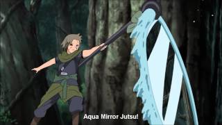 Yagura  Water Style Aqua Mirror Jutsu  Suiton Mizukagami no Jutsu HD [upl. by Ahsener]