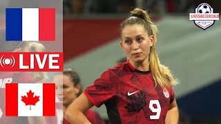 France Women vs Canada Women Live Womens Olympic Football Tournament [upl. by Kenneth]