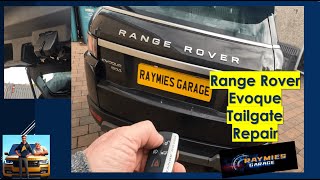 Range Rover Evoque Tailgate repair [upl. by Aicenra]