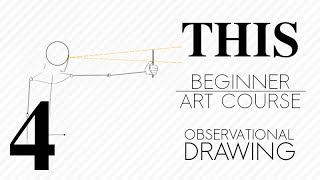 Observational Drawing  Episode 4  THIS FREE BEGINNER ART COURSE [upl. by Imerej677]