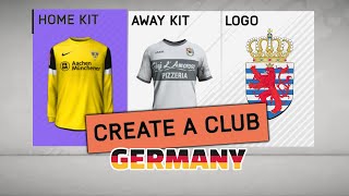 5 Realistic GERMAN CreateAClub Ideas for FIFA 22 Career Mode [upl. by Novihs]