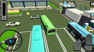 Bus Parking King 1 Level 19  Bus Simulator Games Android Gameplay 4K [upl. by Uird61]