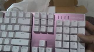 Teclado Motospeed CK104 Rosegold Gearbest By Eduh [upl. by Adnak]