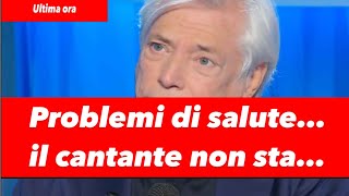 Nino DAngelo problemi di salute… il cantante non sta bene … [upl. by Eitsim]